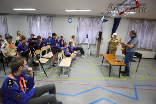 Осенняя сказка, встреча с ветеранами